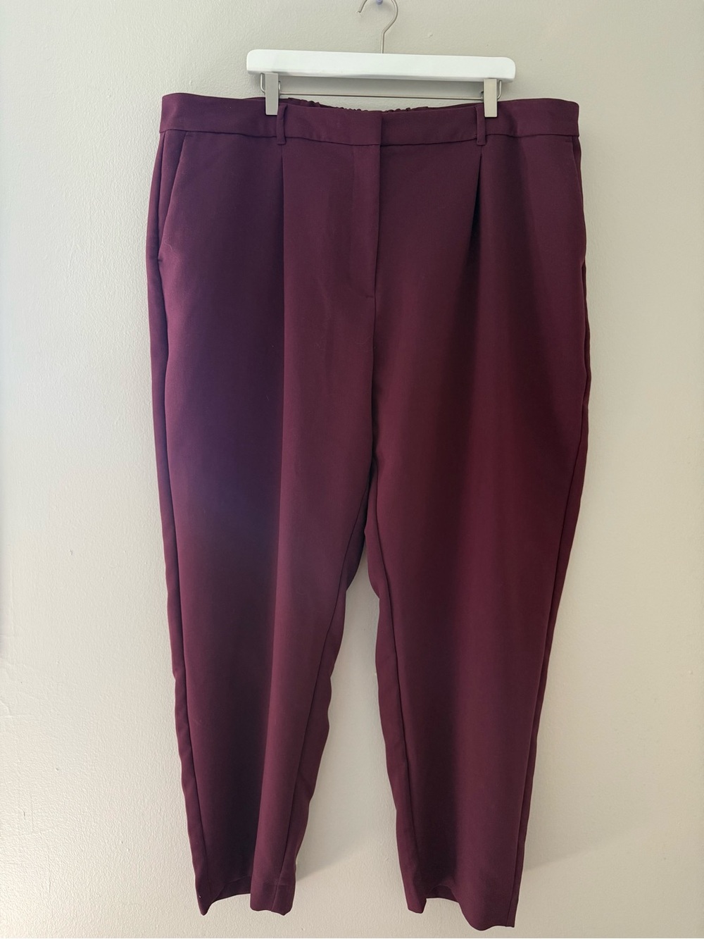High-rise trouser pants